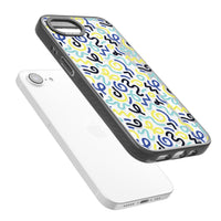 Blue & Yellow Memphis Retro