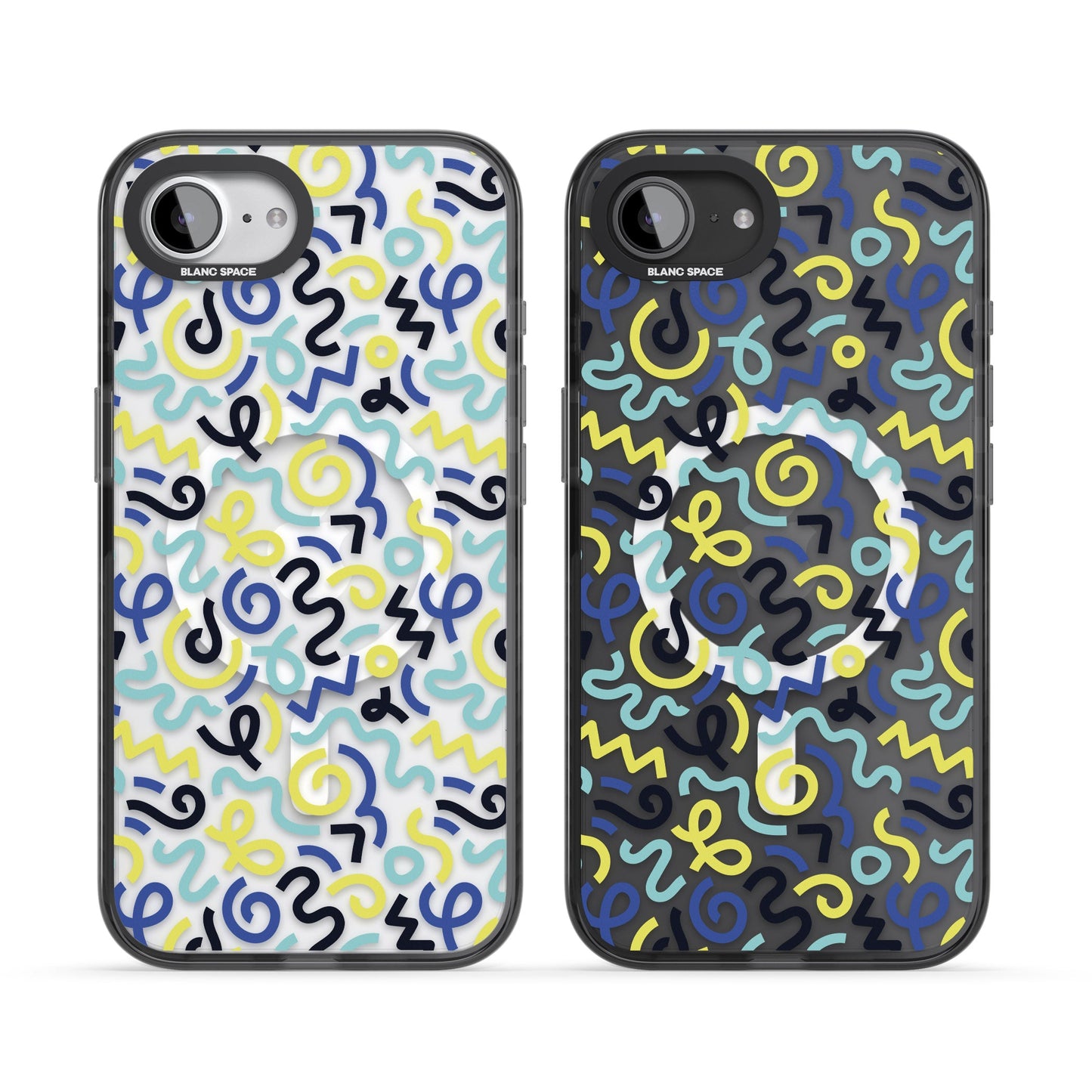 Blue & Yellow Memphis Retro