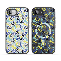 Blue & Yellow Memphis Retro