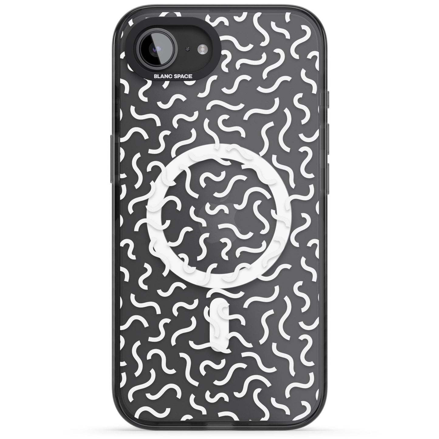 Schwarz-weißes Wellenmuster