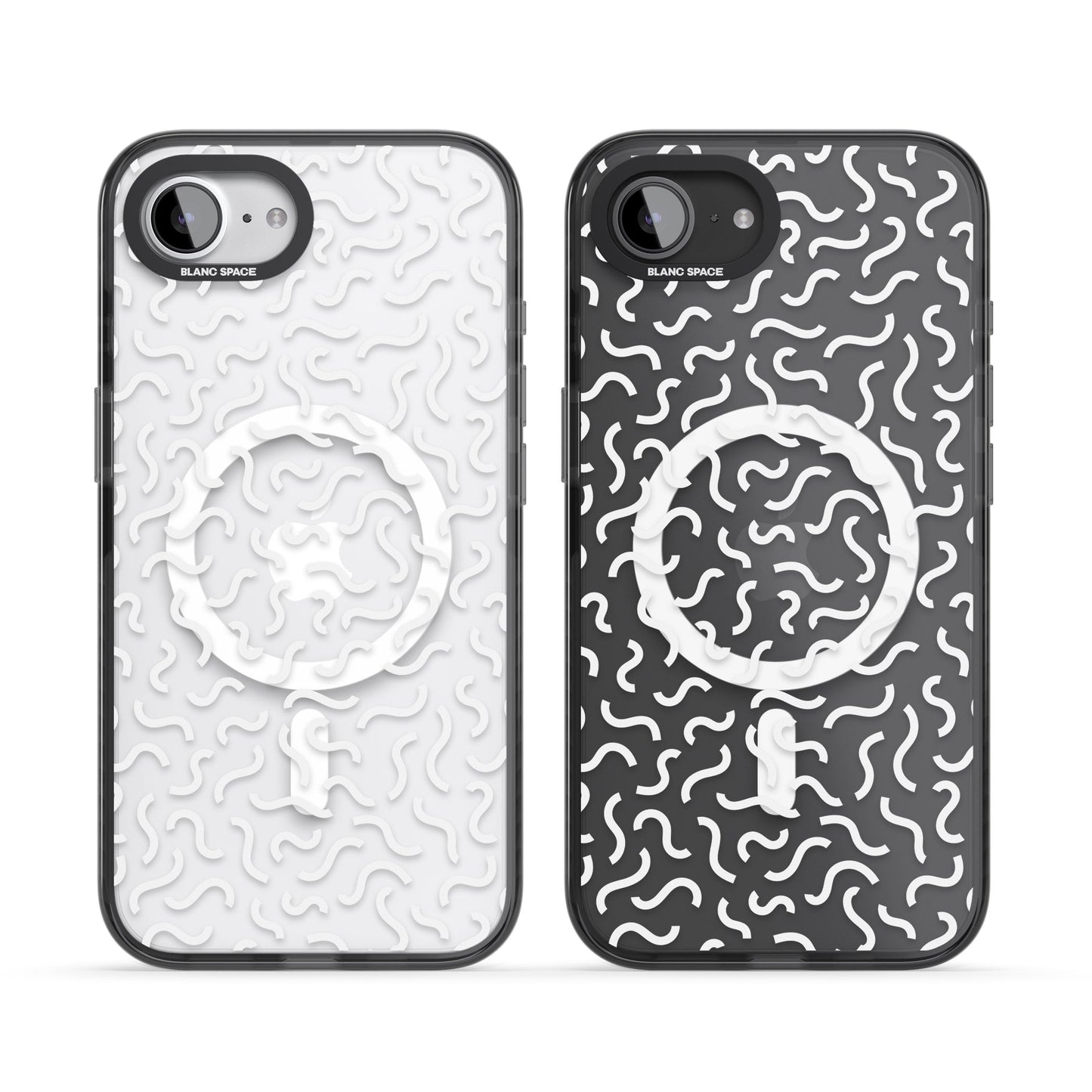 Schwarz-weißes Wellenmuster