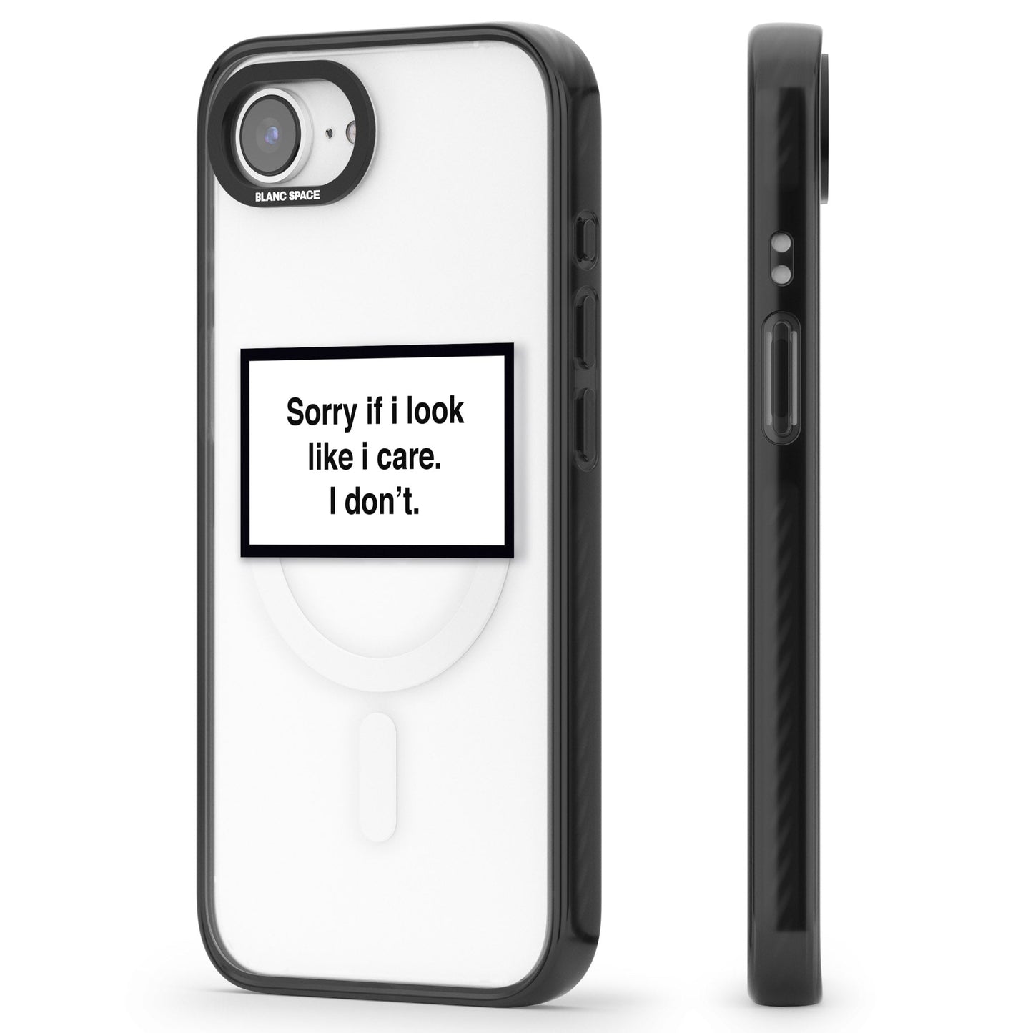 Excusez-moi si j'ai l'air de m'en soucier.