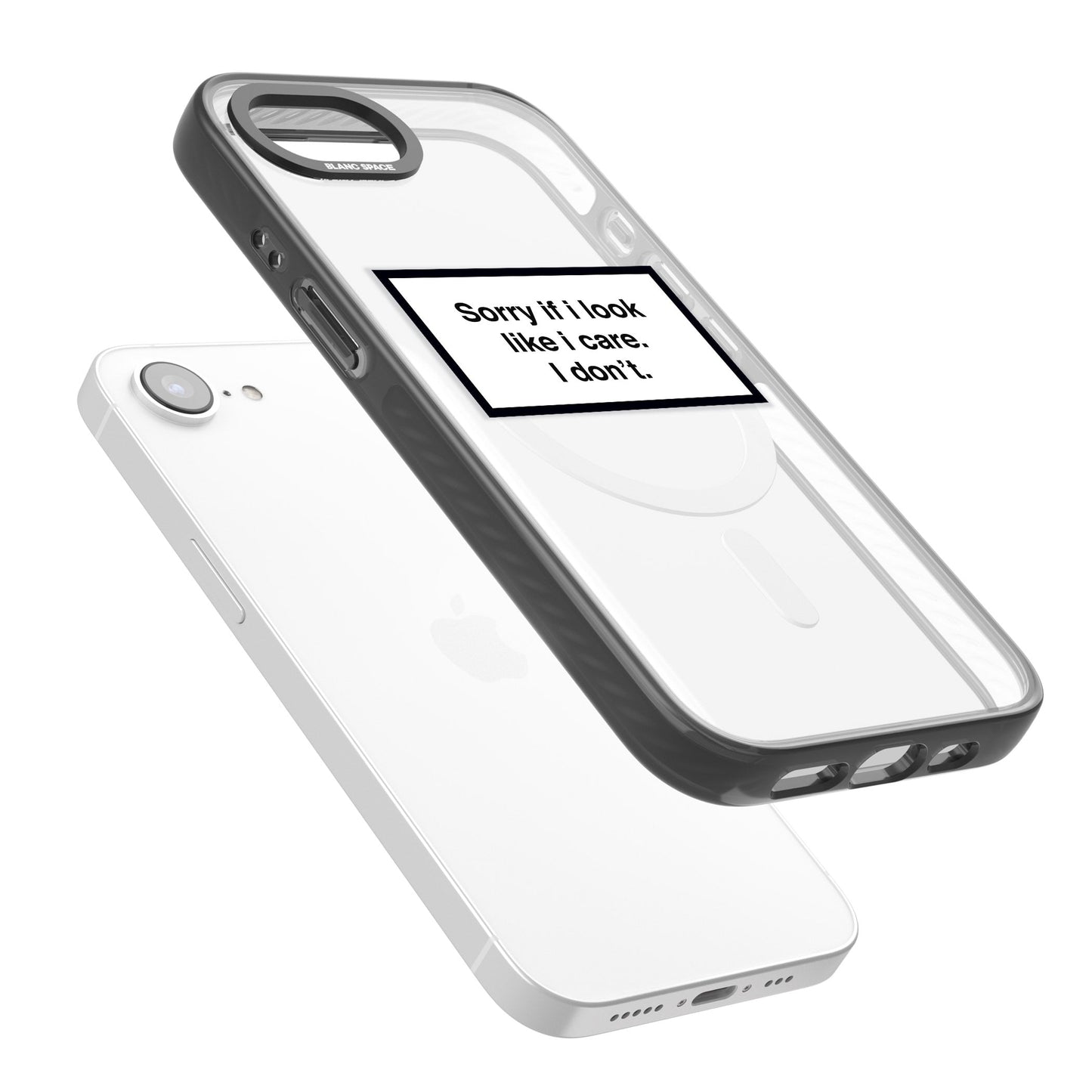 Excusez-moi si j'ai l'air de m'en soucier.