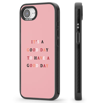 Schönen Tag, rosa Zitat