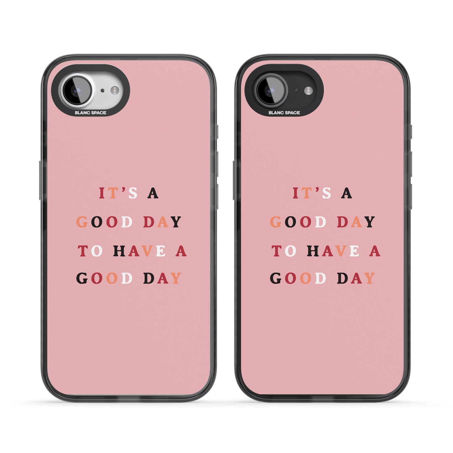 Schönen Tag, rosa Zitat