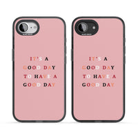 Schönen Tag, rosa Zitat