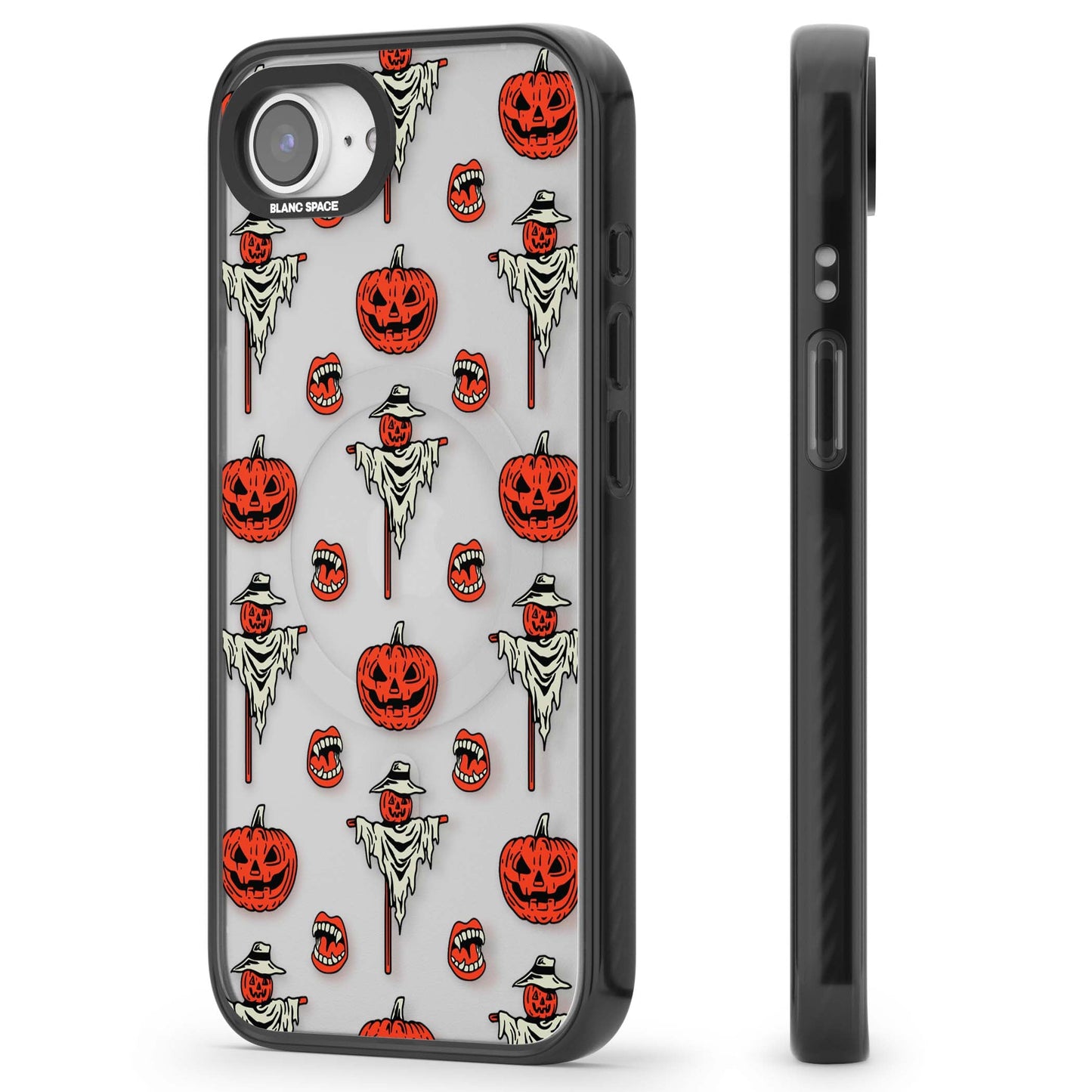 Retro Red Pumpkins & Scarecrows