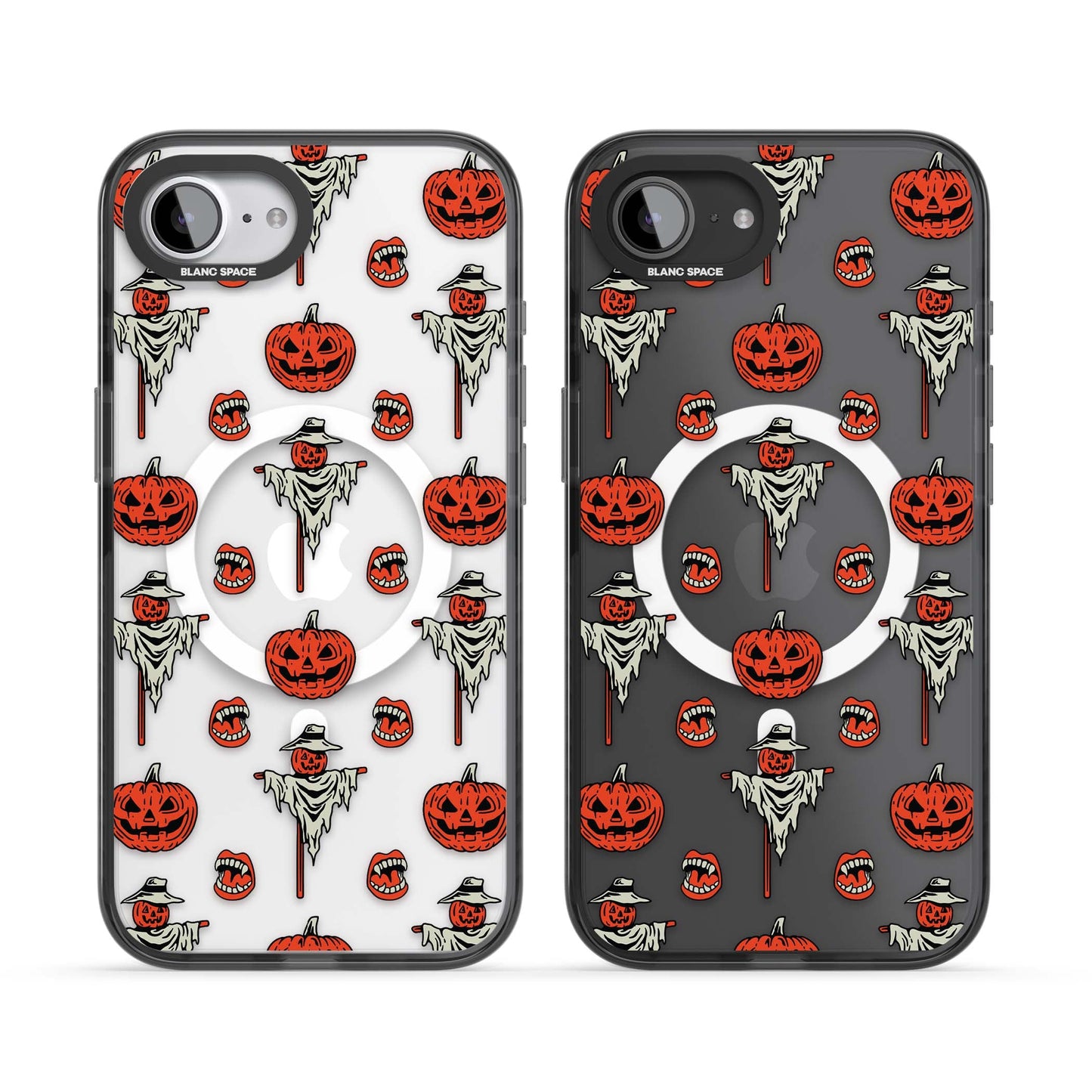 Retro Red Pumpkins & Scarecrows