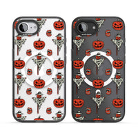 Retro Red Pumpkins & Scarecrows