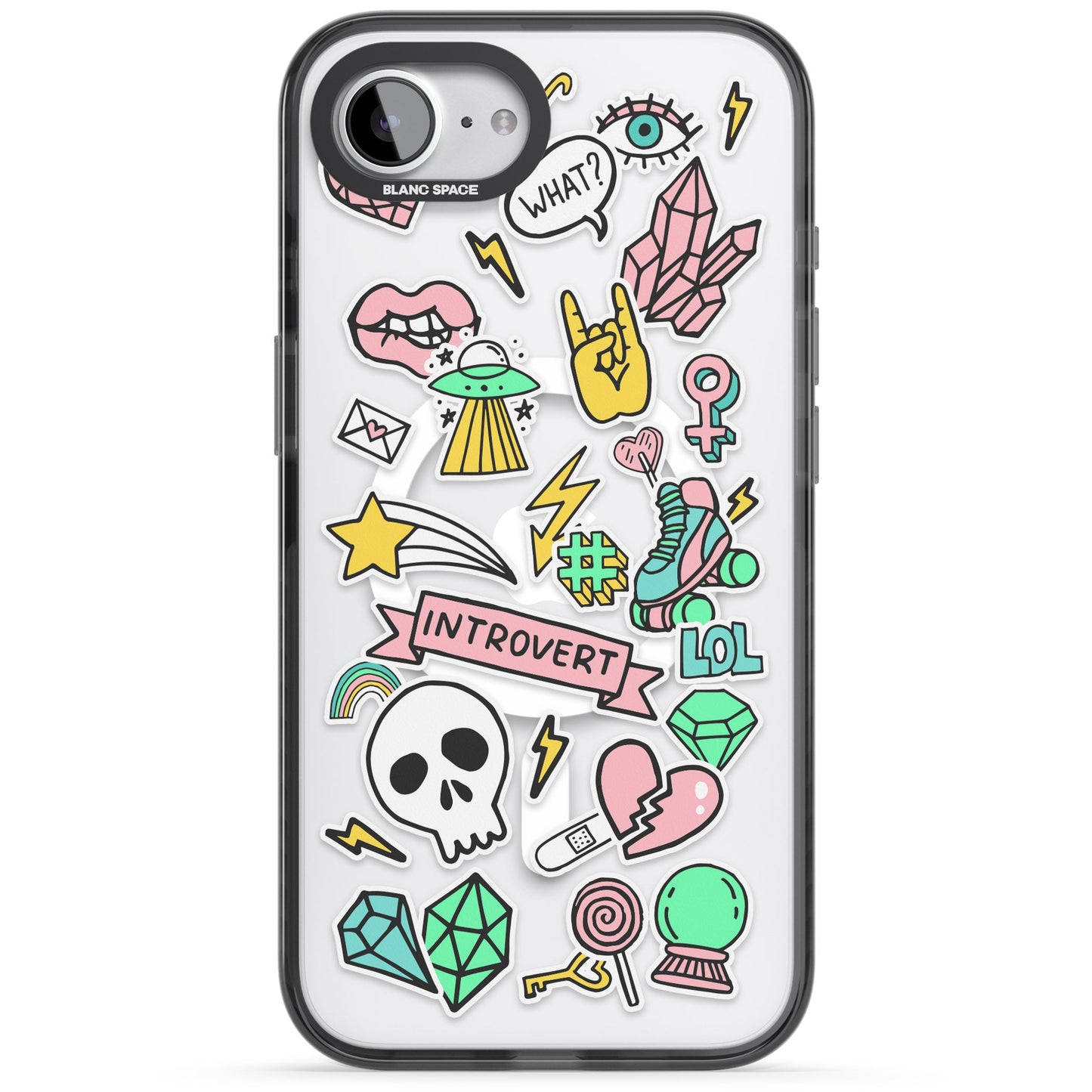 Autocollant introverti