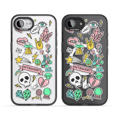 Autocollant introverti