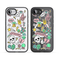 Autocollant introverti