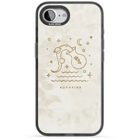 Goldenes Emblem des Wassermanns