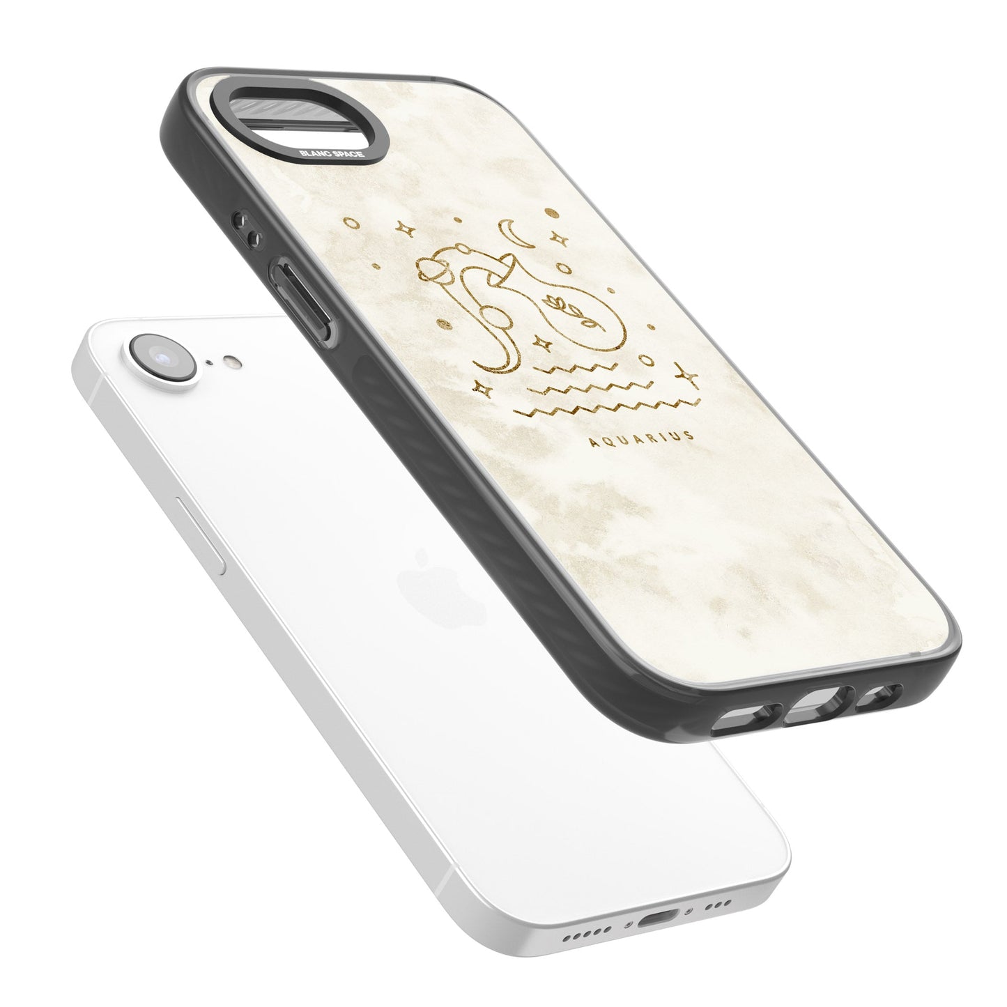 Goldenes Emblem des Wassermanns