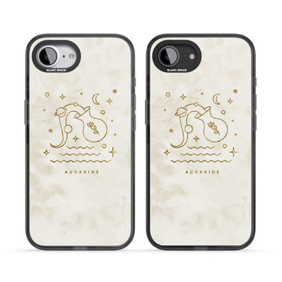 Goldenes Emblem des Wassermanns