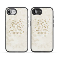 Goldenes Emblem des Wassermanns