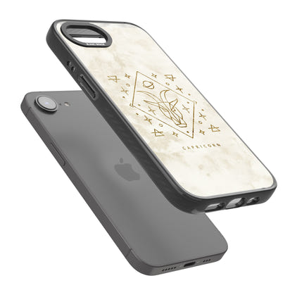 Motif du zodiaque Capricorne en or