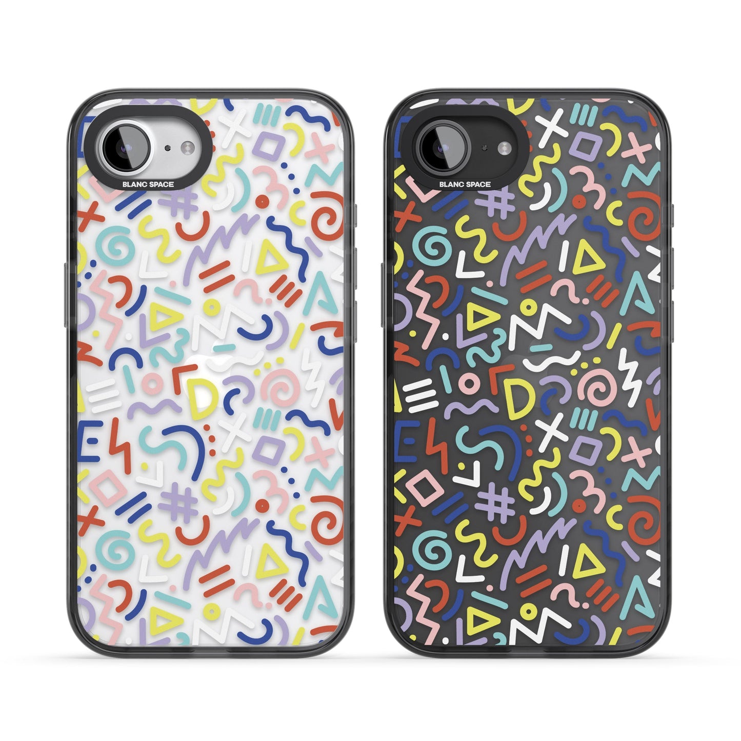 Motif rétro coloré