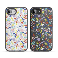 Motif rétro coloré