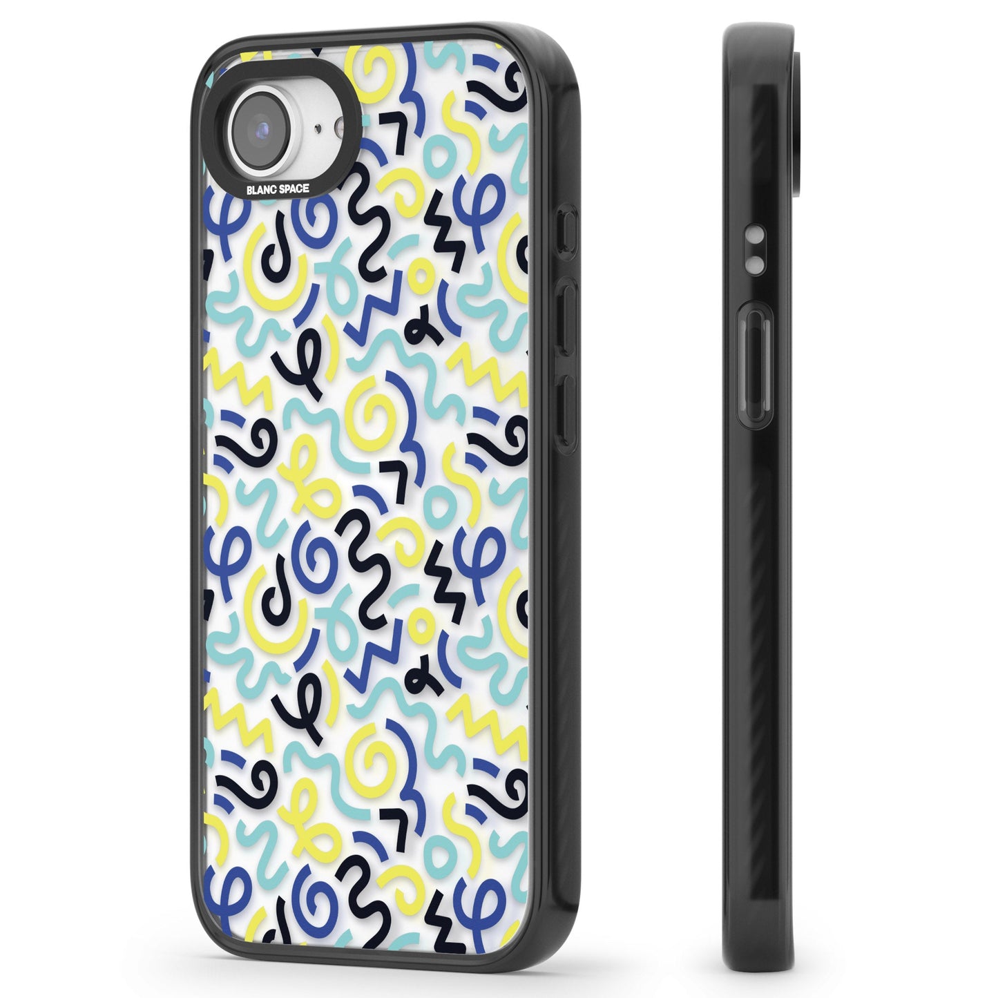 Blue & Yellow Memphis Retro