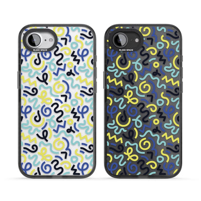 Blue & Yellow Memphis Retro