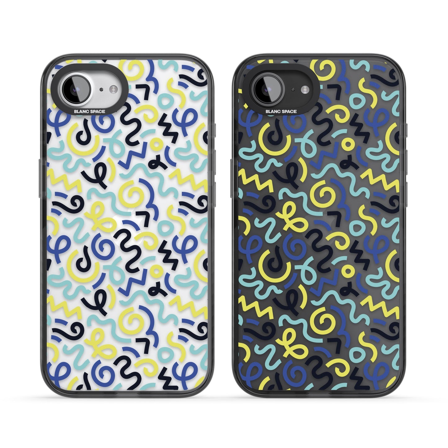 Blue & Yellow Memphis Retro