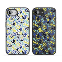 Blue & Yellow Memphis Retro