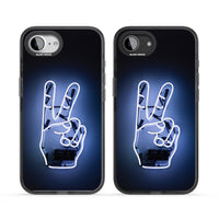Neon Peace Sign