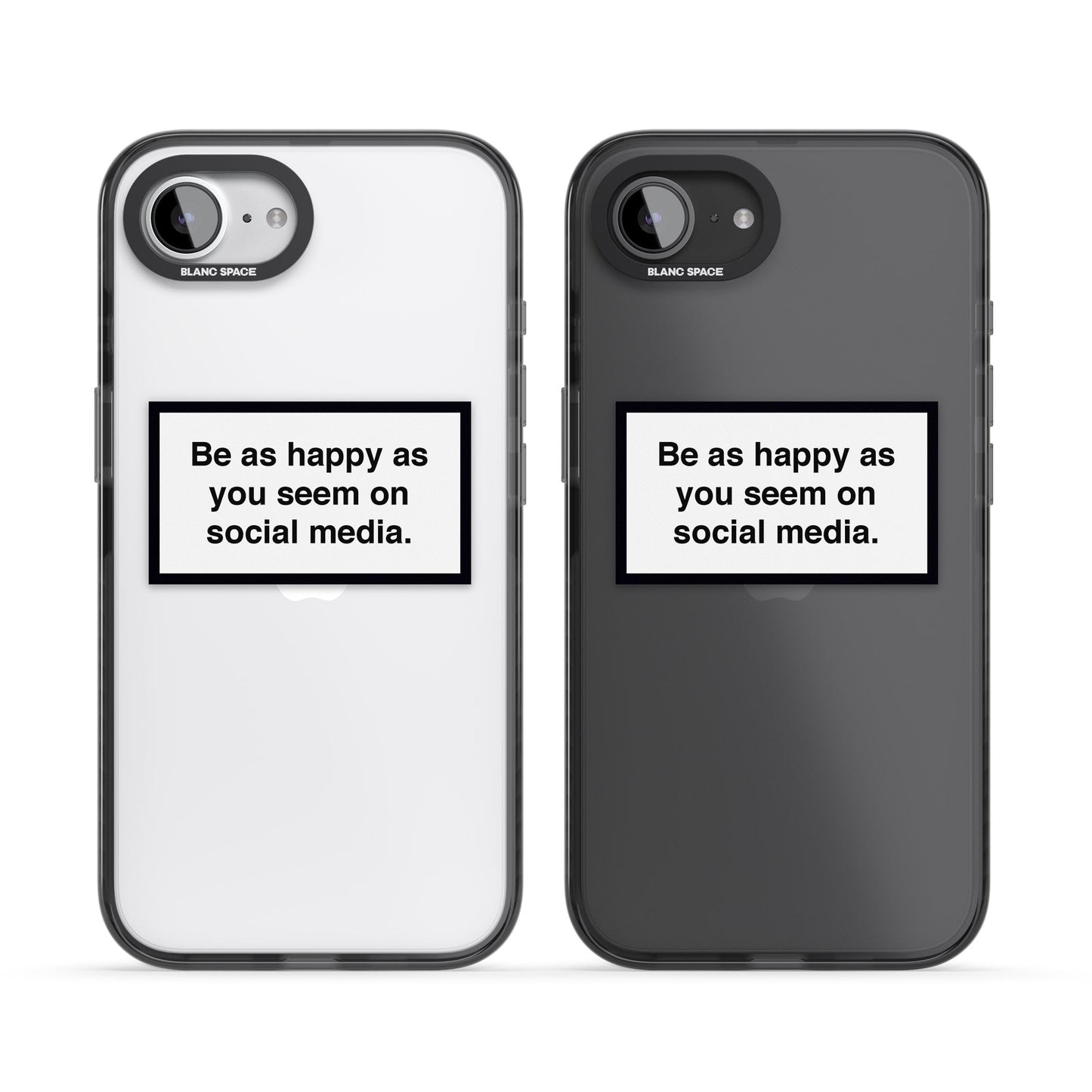 Heureux sur les réseaux sociaux