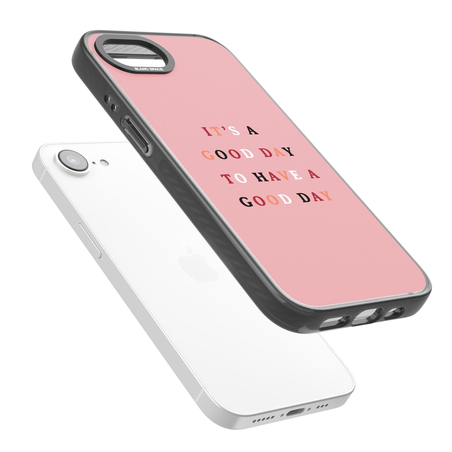 Schönen Tag, rosa Zitat