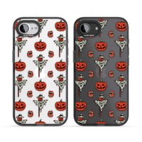 Retro Red Pumpkins & Scarecrows