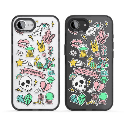 Autocollant introverti