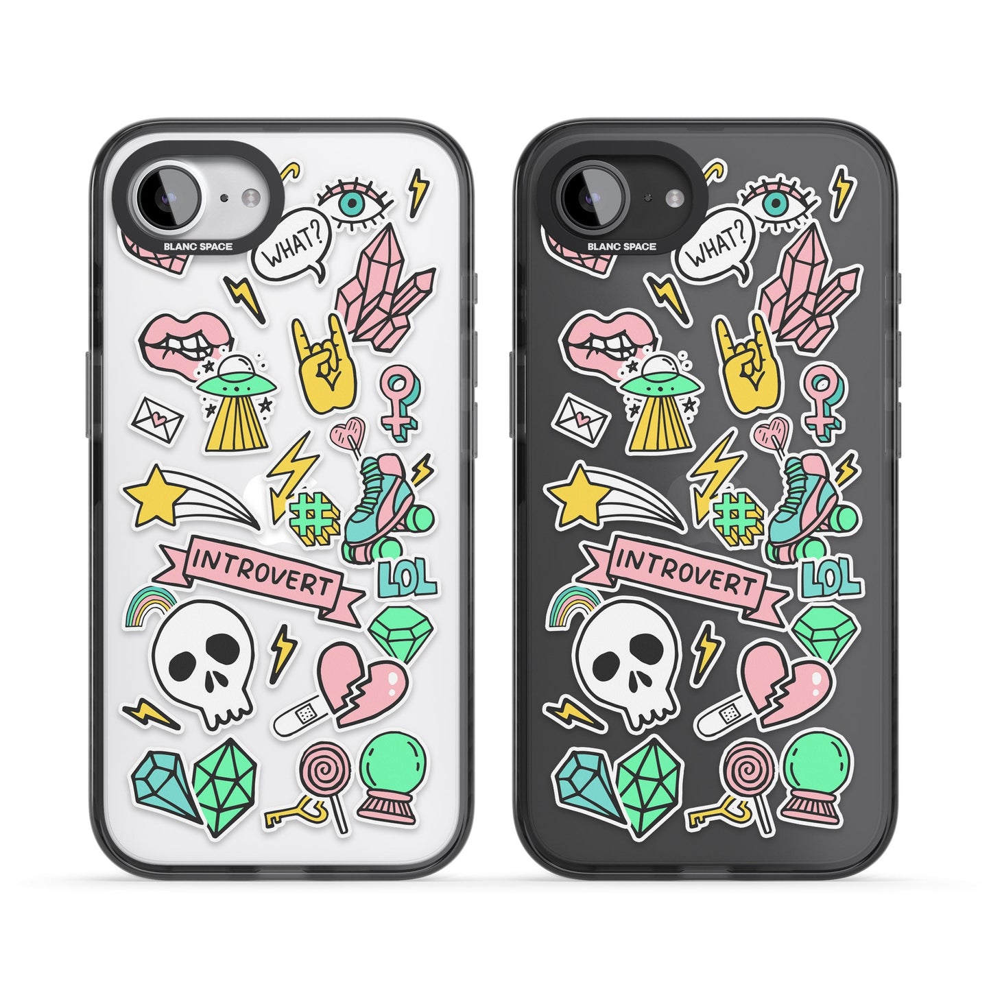 Autocollant introverti