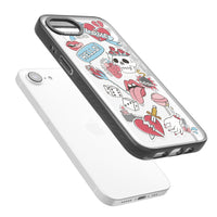 Autocollants Crâne et Fleurs