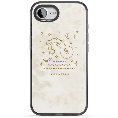 Goldenes Emblem des Wassermanns