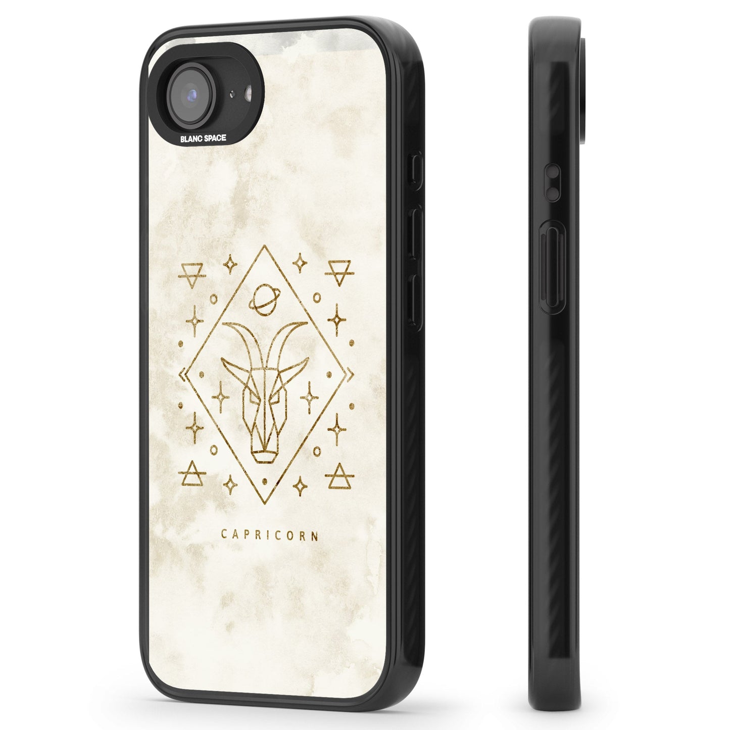 Motif du zodiaque Capricorne en or