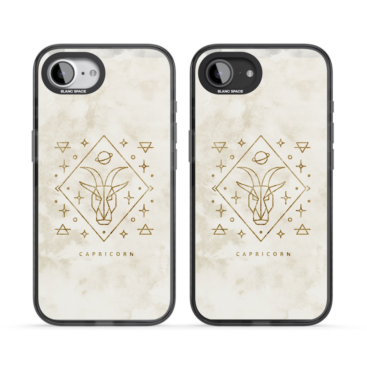 Motif du zodiaque Capricorne en or