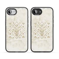 Motif du zodiaque Capricorne en or