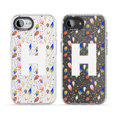 Personalised Abstract Floral Initial