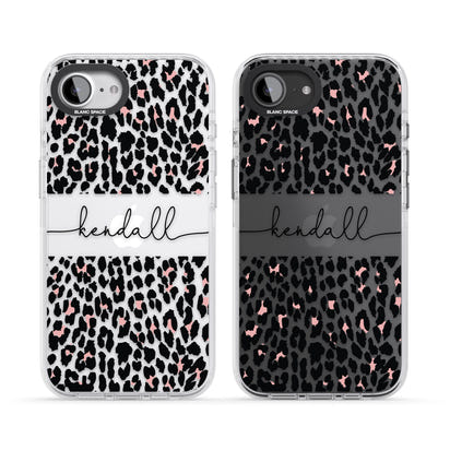 Personalised Cursive Leopard Spots