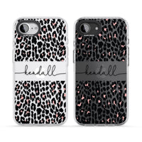 Personalised Cursive Leopard Spots