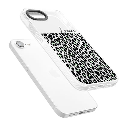 Personalised Seafoam Leopard