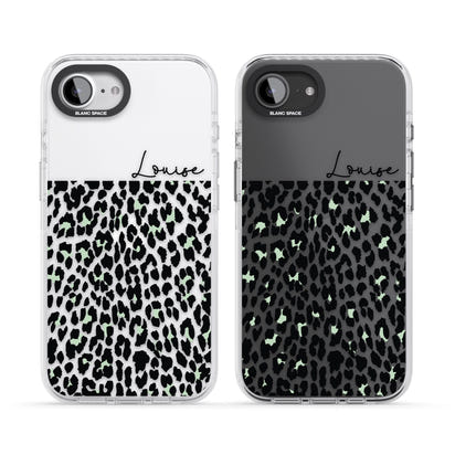 Personalised Seafoam Leopard