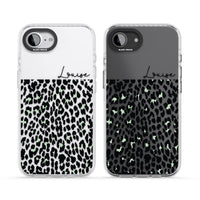 Personalised Seafoam Leopard