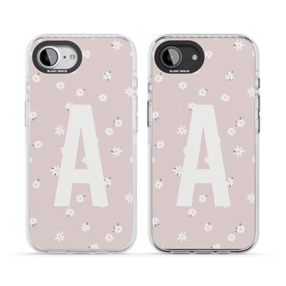 Personalised Pink Daisy Initial