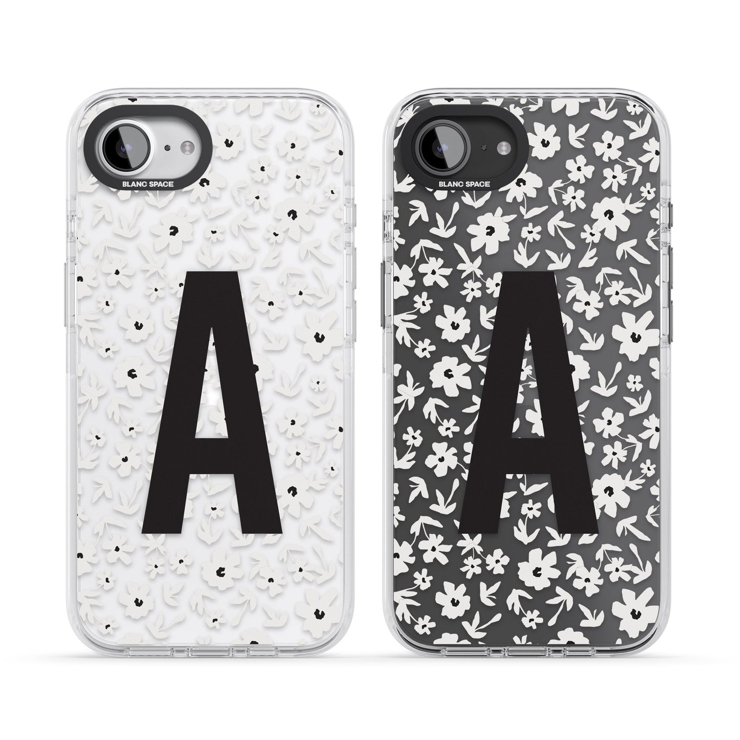 Initiale en gras personnalisée et florale