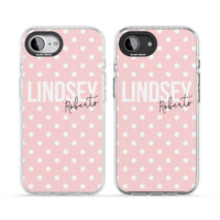 Personalised Pink Polka