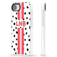 Personalised Polka & Pink Stripe