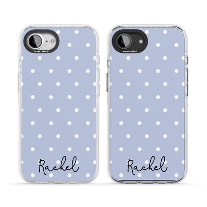 Personalised Simple Light Blue Dots