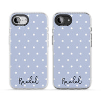 Personalised Simple Light Blue Dots